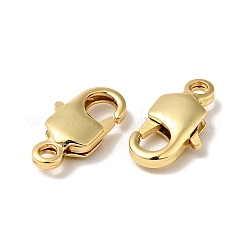 Brass Lobster Claw Clasps&nbsp;KK-J301-22G