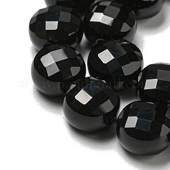 Natural Black Onyx(Dyed & Heated) Beads Strands&nbsp;G-K351-A02-01