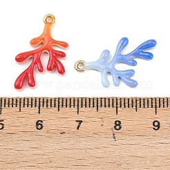 合金エナメルチャーム  ゴールドカラー  ミックスカラー  鹿  22x13.5x2.5mm  穴：1.4mm&nbsp;FIND-G101-04G-03