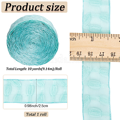 10 Yards Polyester Lace Trim Ribbon&nbsp;OCOR-WH20005-42B