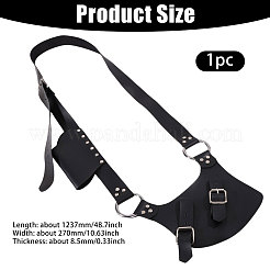 Medieval PU Leather Gun Holster&nbsp;AJEW-WH0606-009B