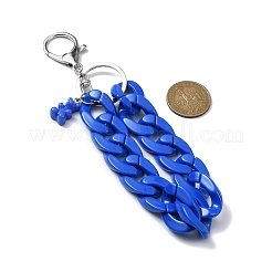 Acrylic Curb Chain Keychain&nbsp;KEYC-JKC00632-03