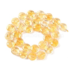 Heated Natural Citrine Beads Strands&nbsp;G-N342-17