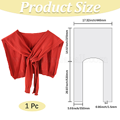 Polypropylene Sweater Shawl Wraps for Women&nbsp;AJEW-WH20080-27C