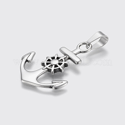 304 Stainless Steel Pendants&nbsp;STAS-F158-10AS