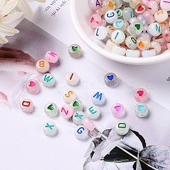 160Pcs 2 Style Luminous Acrylic Beads&nbsp;MACR-YW0001-15