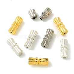 30個 3色コラム真鍮ネジ留め具  ミックスカラー  11x4.5mm  穴：1mm  10個/カラー&nbsp;FIND-CJ0005-71