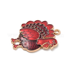 Alloy Enamel Pendants&nbsp;ENAM-A008-31KCG-01