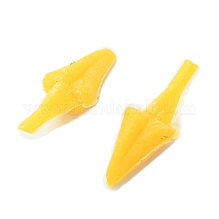 プラスチック工芸品 ひよこの口  人形作り用品  矢印  ゴールド  17x7mm&nbsp;DOLL-PW0001-310A-05