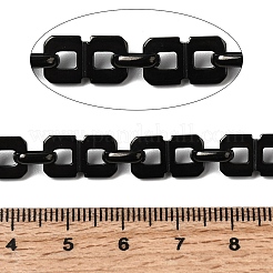 304 Stainless Steel Rectangle Link Chains&nbsp;CHS-Z007-13B