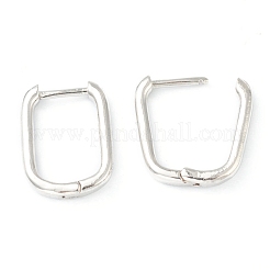 Brass Huggie Hoop Earrings&nbsp;EJEW-L234-025P
