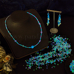 24 Styles Luminous Glass Seed Beads&nbsp;SEED-PH0001-72