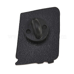 面白いエナメルピン  黒い合金製ラペルピンバックス（バックパック用）  きいろ  手芸の本を作るのが大好き  24x18mm&nbsp;JEWB-G045-03EB-02