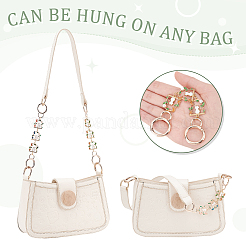 Cat with Swing Alloy Enamel Link Purse Strap Extenders&nbsp;FIND-AB00036