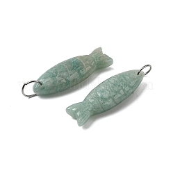 Natural Amazonite Carved Pendants&nbsp;X-G-G314-01P-06
