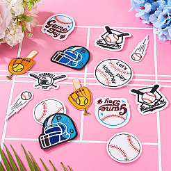16Pcs 8 Styles Computerized Embroidery Cloth Iron on/Sew on Patches&nbsp;DIY-TA0012-13