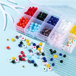 DIY Colorful Glass Beads Jewelry Making Kit&nbsp;DIY-FS0002-14