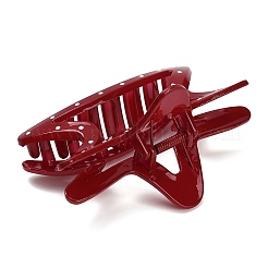 女性や女の子向けの樹脂製ヘアクリップ  スター  レッド  65x108x61mm&nbsp;RE-CBAADCC-01B