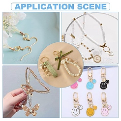 304ステンレススチールオープン丸カン  ラウンド  DIYジュエリー製作用  18KGP本金メッキ  20ゲージ  5x0.8mm  内径：3.4mm&nbsp;STAS-YW0001-62B