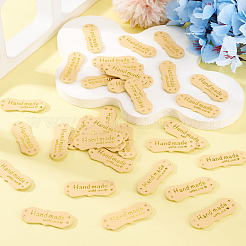 40Pcs PU Leather Craft Label Tags&nbsp;DIY-TADJ0001-22H