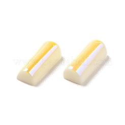 Absプラスチックネイルアートデコレーションアクセサリー  長方形  乳白色  7x3x2mm  約5000個/袋&nbsp;MRMJ-S017-003C