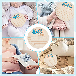 Wooden Baby Photo Props&nbsp;WOOD-WH0002-56C