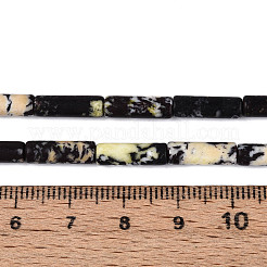 Natural Yellow Turquoise(Jasper) Beads Strands&nbsp;G-T141-79