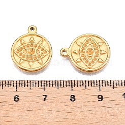 Ion Plating(IP) 304 Stainless Steel Pendant Rhinestone Settings&nbsp;STAS-T064-38G