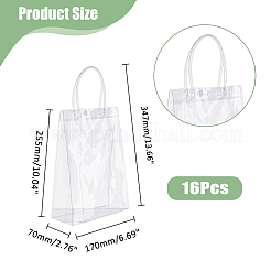 Transparent PVC Gift Bags with Handle&nbsp;CON-WH0088-69