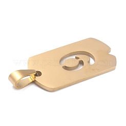 Ion Plating(IP) 304 Stainless Steel Pendants&nbsp;STAS-O127-D09