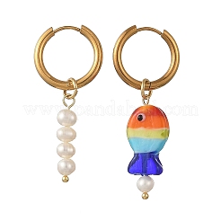 202 Stainless Steel Hoop Earrings&nbsp;EJEW-JE07422