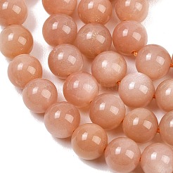 Natural Sunstone Beads Strands&nbsp;G-G342-A01-8.5mm