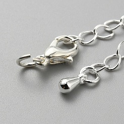 Brass Curb Chain Extenders&nbsp;KK-WH0058-41S