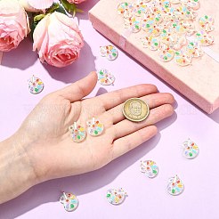 Transparent Luminous Resin Pendants&nbsp;RESI-CJC0020-40