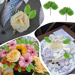 200Pcs Silk Cloth Artificial Leafs&nbsp;AJEW-CN0004-07A