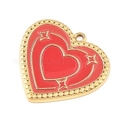 304 Stainless Steel Enamel Pendants&nbsp;STAS-Z186-12G-02