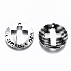 Tibetan Style Alloy Pendants&nbsp;LS-TIBE-S314-124AS-RS