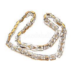 Electroplate Glass Beads Strands&nbsp;EGLA-P066-04A-G01