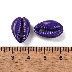 Baking Paint Cowrie Shell Beads&nbsp;SSHEL-M023-01O