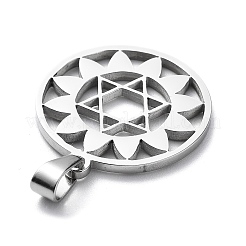 Non-Tarnish 304 Stainless Steel Pendants&nbsp;STAS-D036-10P