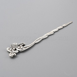 Alloy Fish Hair Sticks&nbsp;MRMJ-WH0077-102B-AS
