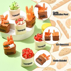 8個 8スタイル 樹脂シミュレーション食品  小道具の装飾のふりをする  混合図形  32.5~35x23.5~28.5x48~65.5mm  1個/スタイル&nbsp;DJEW-CJ0001-08