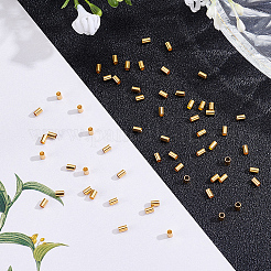 300Pcs 201 Stainless Steel Crimp Beads&nbsp;STAS-BBC0009-77C