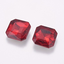 Pointed Back K9 Glass Rhinestone Cabochons&nbsp;RGLA-F048-M