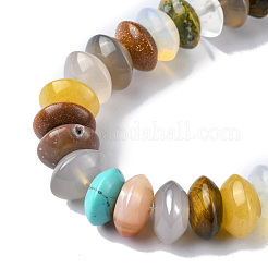 Natural & Synthetic Mixed Gemstone Beads Strands&nbsp;G-F743-05D