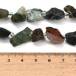 未加工の天然インディアンアゲートビーズ連売り  ナゲット  シードビーズで  11~28x9~13x6~10mm  穴：1mm  約24~29個/連  14.96''（38cm）〜15.75''（40cm）&nbsp;GG-CBA0B77-A10-01