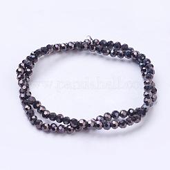Electroplate Glass Bead Strands&nbsp;EGLA-R042-4mm-05
