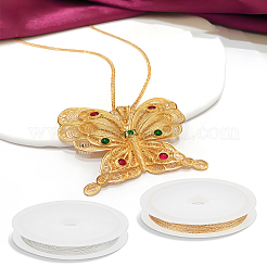 10M 2 Colors Copper Wire with Plastic Spools&nbsp;DIY-LP0003-66A