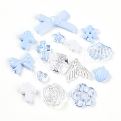 Transparent & Opaque Acrylic Beads&nbsp;TACR-T028-26D