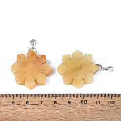 Natural Topaz Jade Pendants&nbsp;G-T144-12B